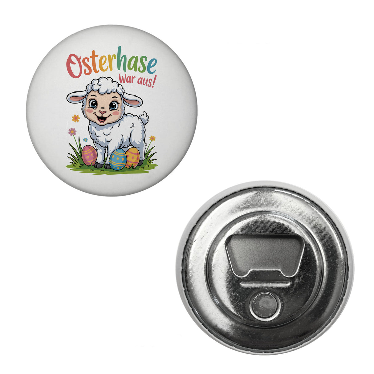 Osterlamm Magnet - Osterhase war aus