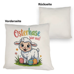 Osterlamm Kissen - Osterhase war aus