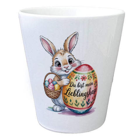 Osterhase Du bist mein Lieblingshase Blumentopf