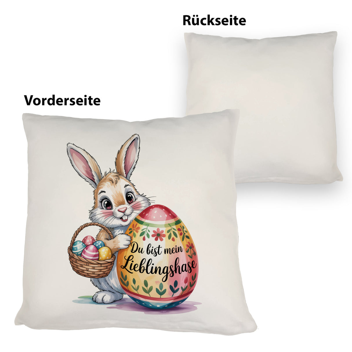 Osterhase Du bist mein Lieblingshase Kissen