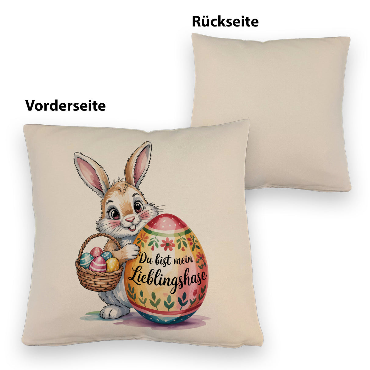 Osterhase Du bist mein Lieblingshase Kissen