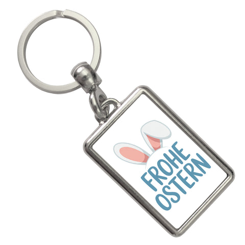Frohe Ostern Schlüsselanhänger mit niedlichen Hasenohren
