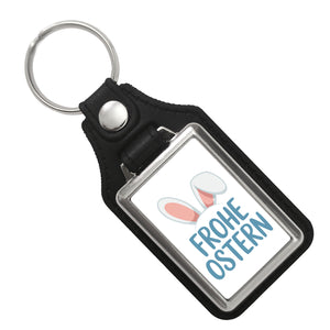 Frohe Ostern Schlüsselanhänger mit niedlichen Hasenohren