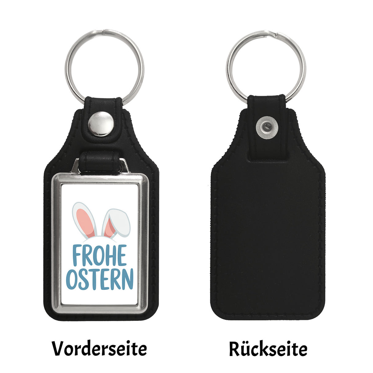 Frohe Ostern Schlüsselanhänger mit niedlichen Hasenohren