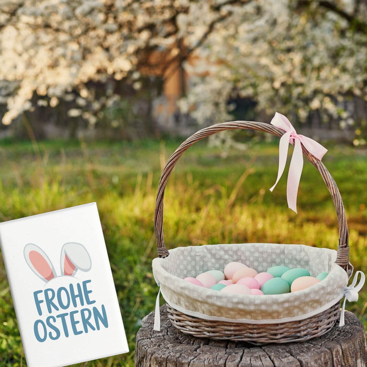 Frohe Ostern Souvenir Souvenir Magnet mit niedlichen Hasenohren