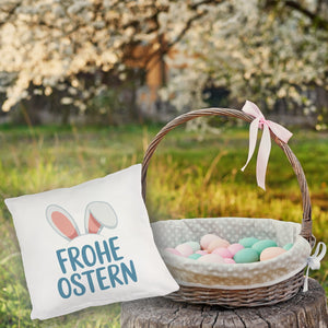 Frohe Ostern Kissen mit niedlichen Hasenohren