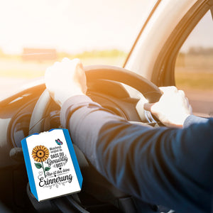 Du bist grossartig Parkscheibe mit Sonnenblume