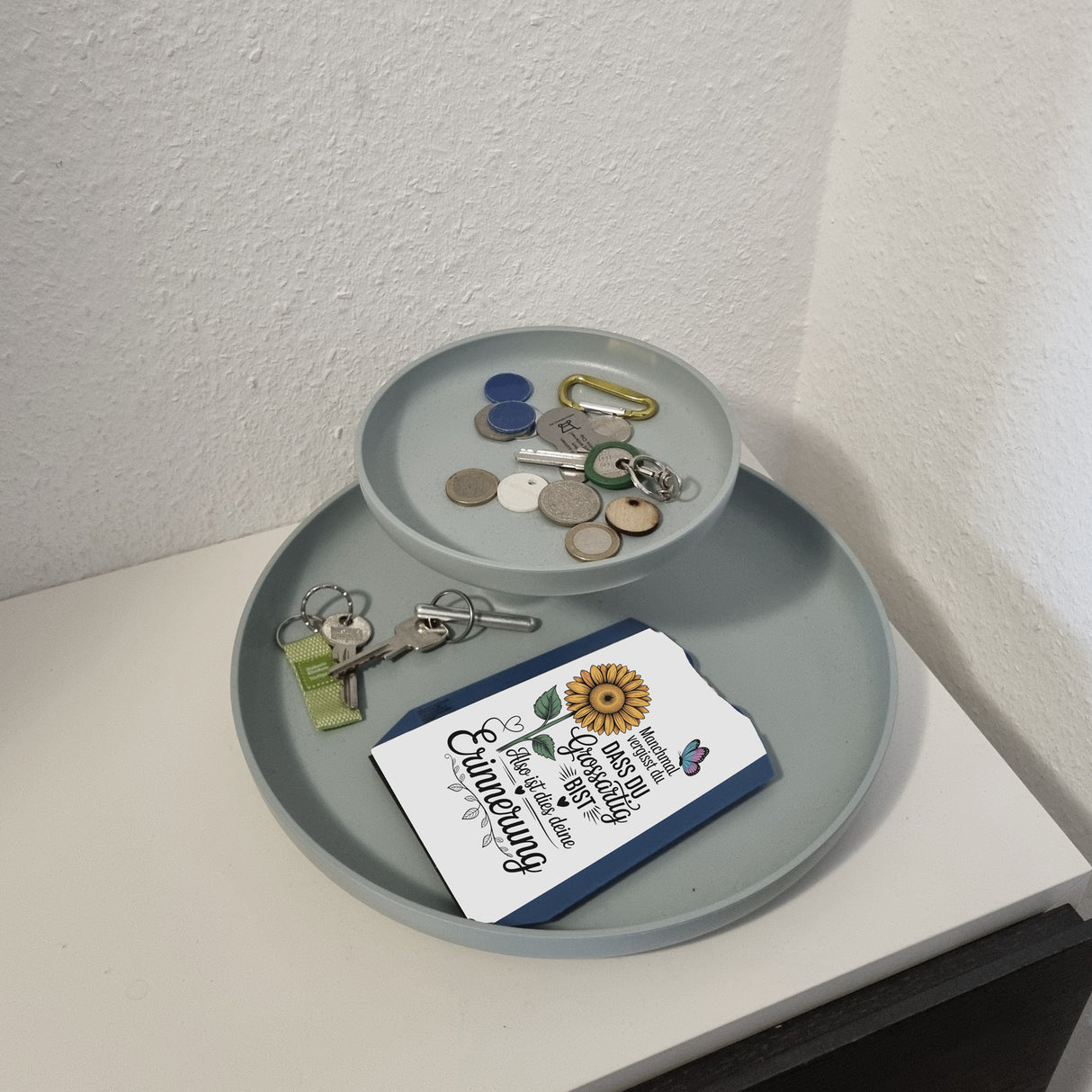 Du bist grossartig Parkscheibe mit Sonnenblume