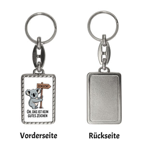 Melancholischer Koala Souvenir Schlüsselanhänger - kein gutes Zeichen