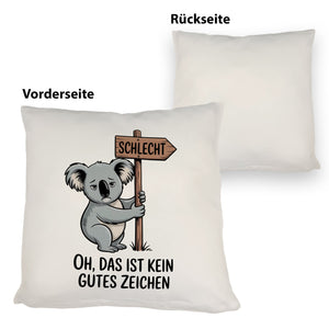 Melancholischer Koala Kissen - kein gutes Zeichen