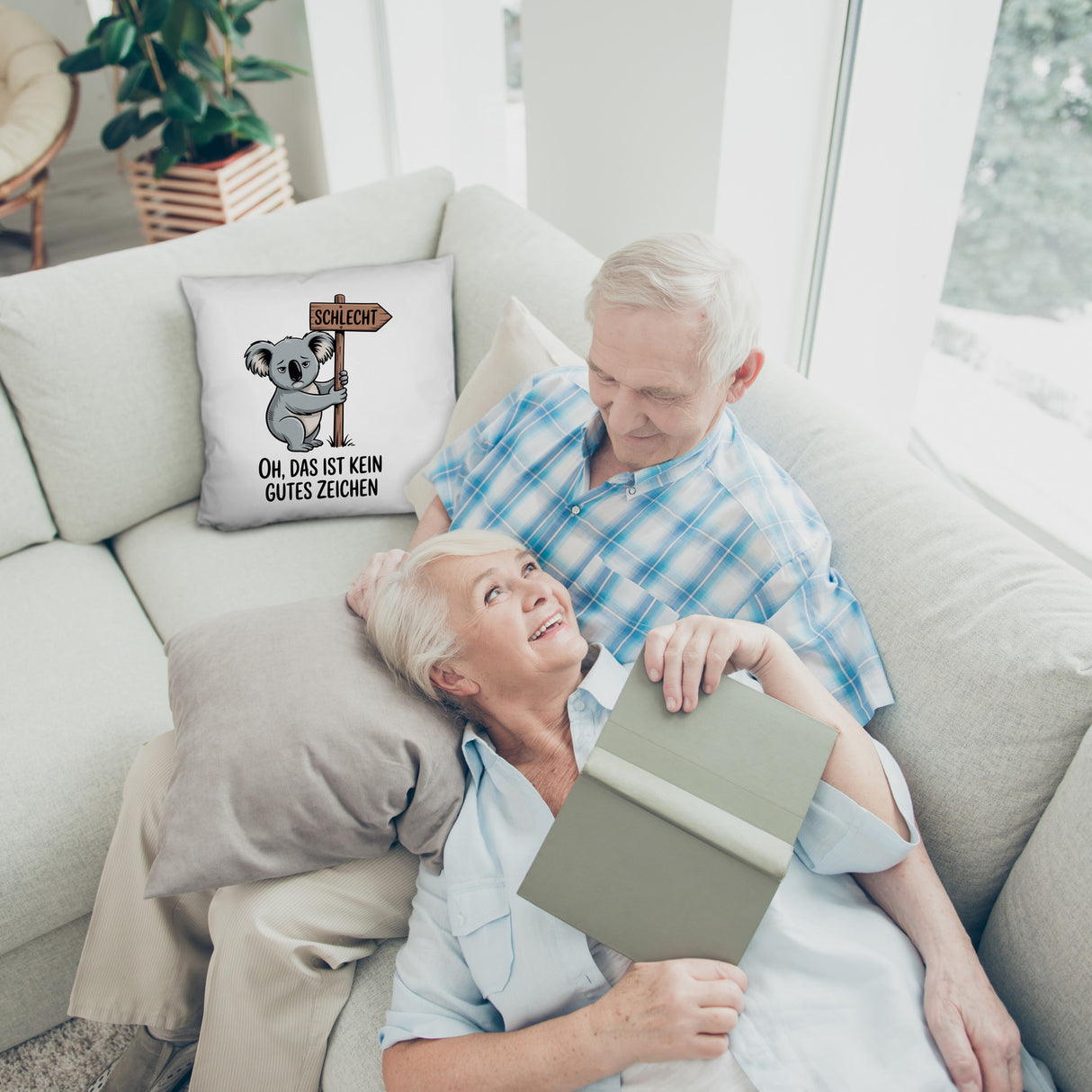 Melancholischer Koala Kissen - kein gutes Zeichen