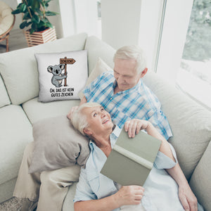 Melancholischer Koala Kissen - kein gutes Zeichen