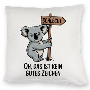 Melancholischer Koala Kissen - kein gutes Zeichen