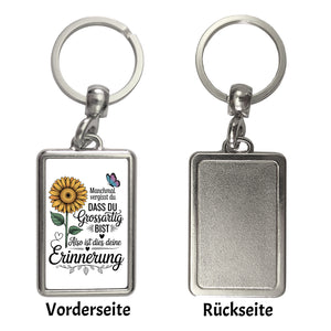Du bist grossartig Schlüsselanhänger mit Sonnenblume