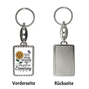 Du bist grossartig Schlüsselanhänger mit Sonnenblume