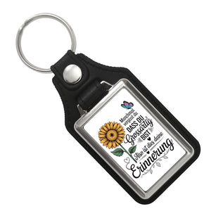 Du bist grossartig Schlüsselanhänger mit Sonnenblume