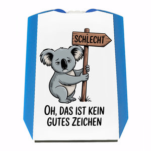 Melancholischer Koala Parkscheibe - kein gutes Zeichen