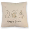 Happy Easter Kissen mit Hase Ei Design