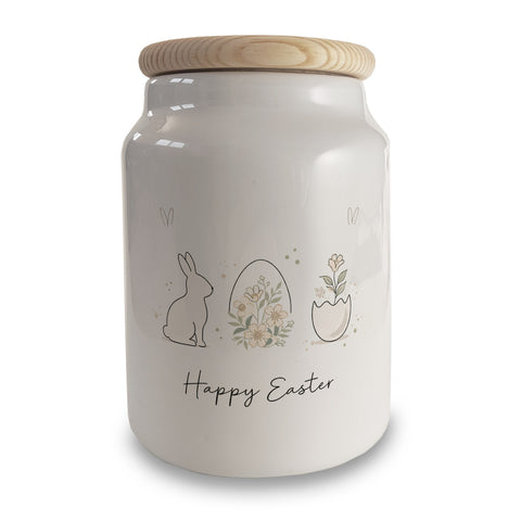 Happy Easter Keksdose mit Hase Ei Design
