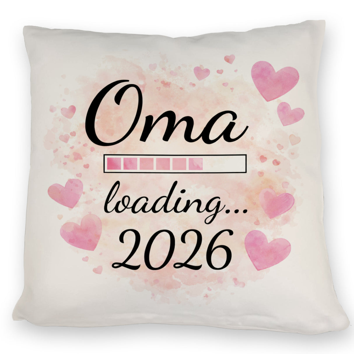 Rosa Herzen Kissen Oma Loading... 2026