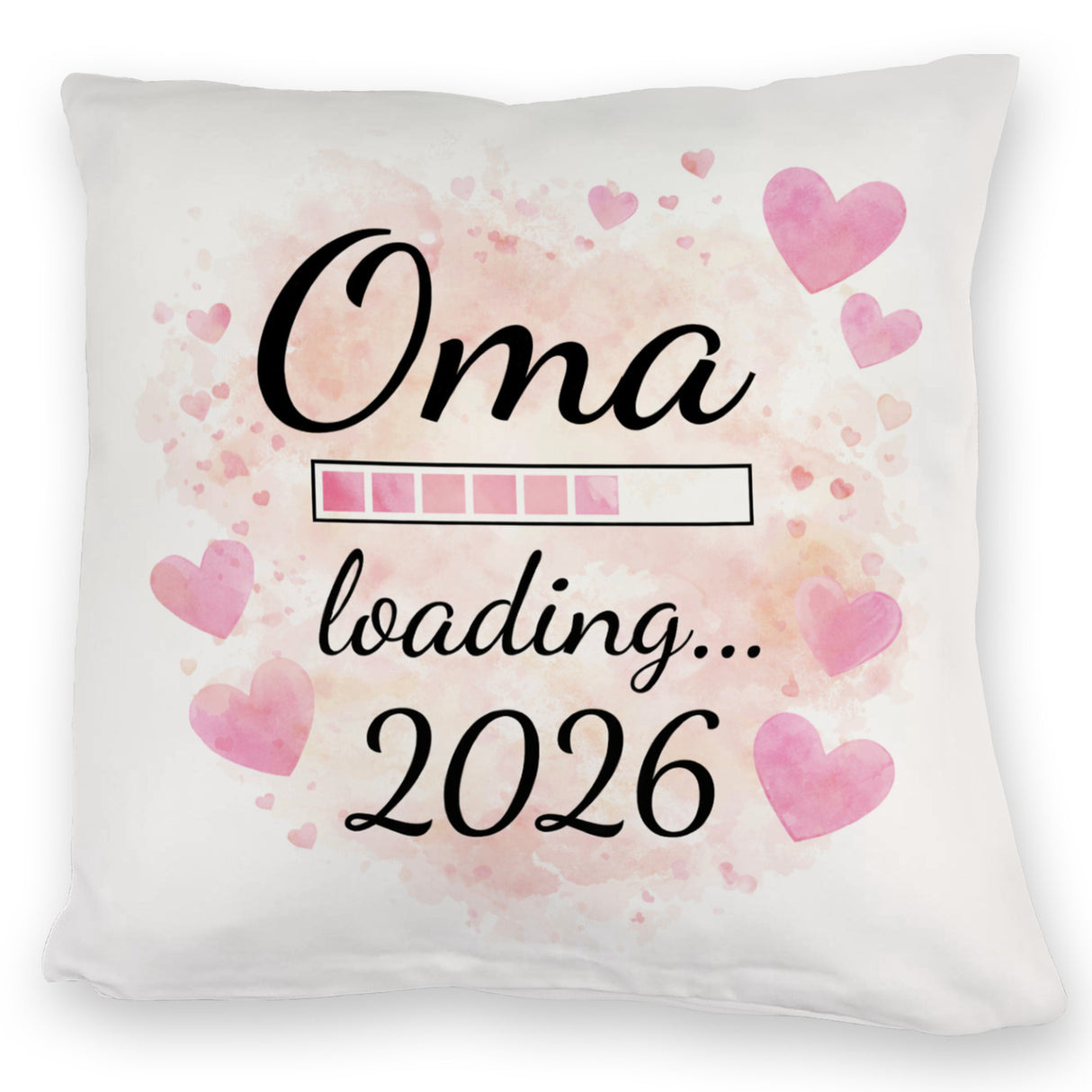 Rosa Herzen Kissen Oma Loading... 2026