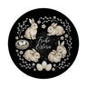 Frohe Ostern Magnet Haselnussfarbene Kaninchen mit Nest