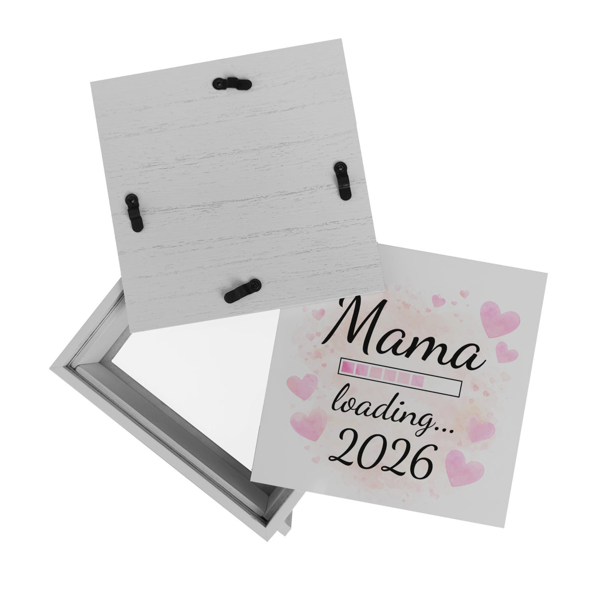 Rosa Herzen Mama Spardose - Mama loading... 2026