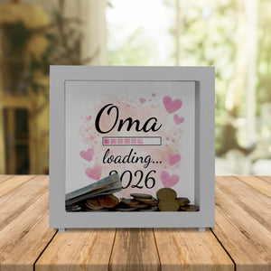 Rosa Herzen Oma loading Spardose 2026