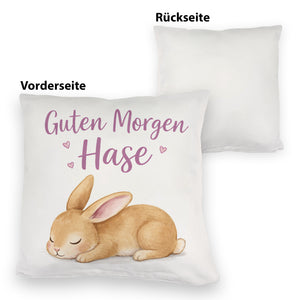 Schlafender Hase Guten Morgen Kissen