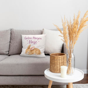 Schlafender Hase Guten Morgen Kissen