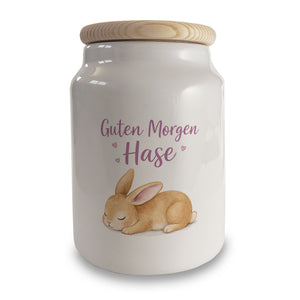 Schlafender Hase Guten Morgen Keksdose