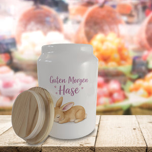 Schlafender Hase Guten Morgen Keksdose
