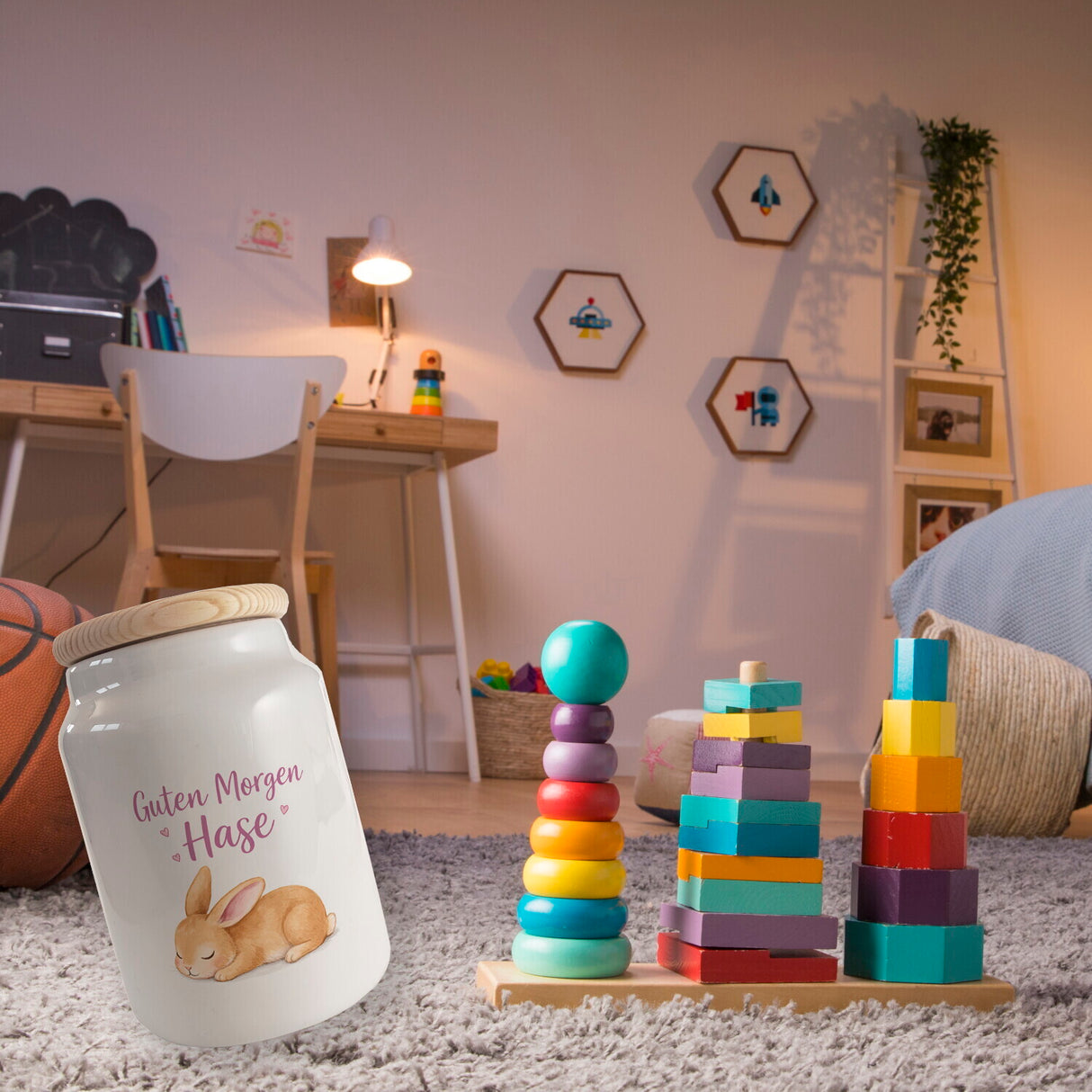 Schlafender Hase Guten Morgen Keksdose