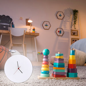 Schulkind Wanduhr mit Spruch: Gute Zeit und viel Spaß!