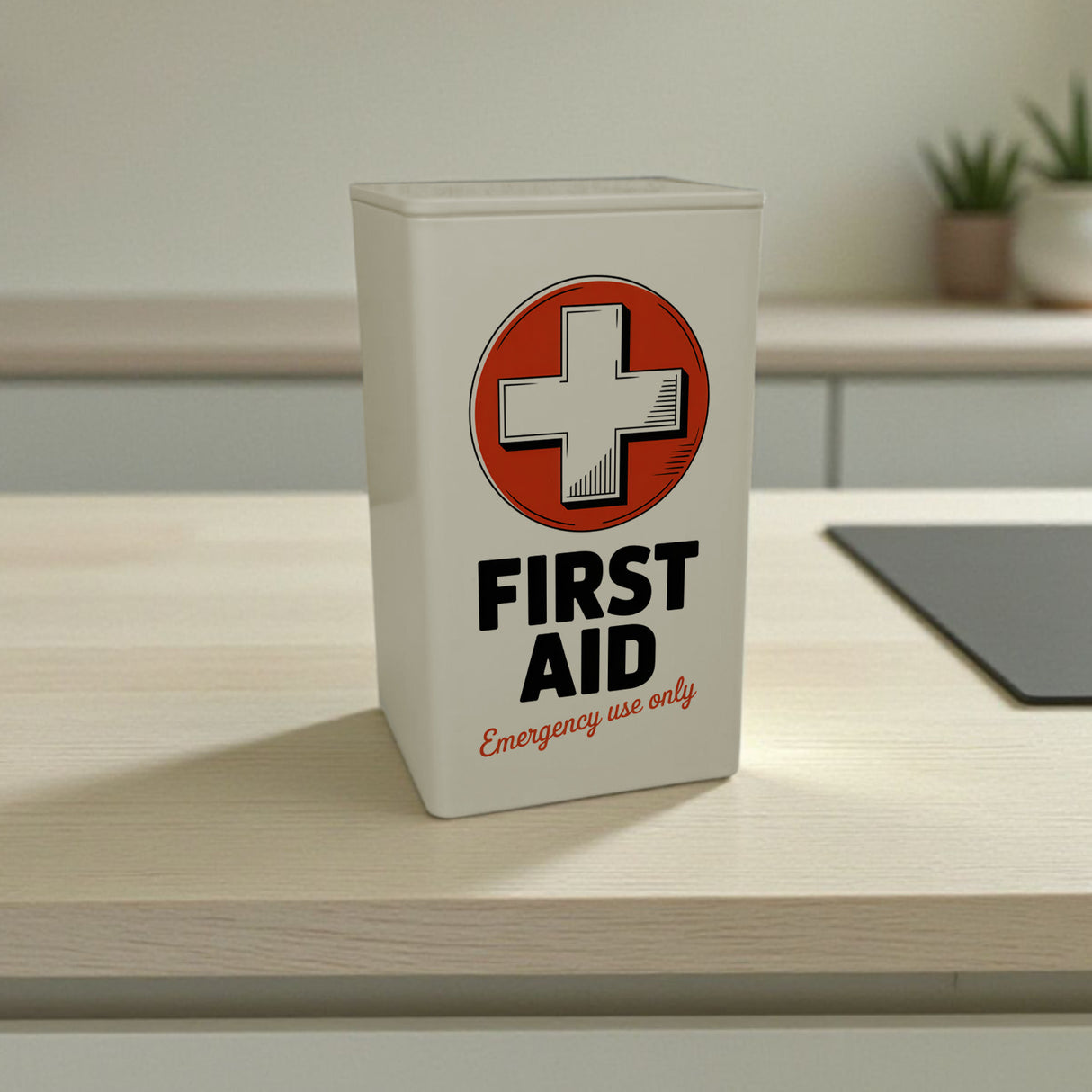FIRST AID Retro Dose 900ml für die erste Hilfe