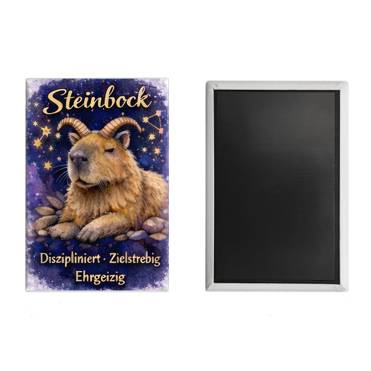 Steinbock Sternzeichen Cabybara Souvenir Magnet für Astrologie Fans