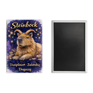 Steinbock Sternzeichen Cabybara Souvenir Magnet für Astrologie Fans