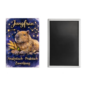 Jungfrau Sternzeichen Cabybara Souvenir Magnet für Astrologie Fans