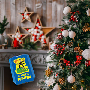 Kaminfeger Parkscheibe mit Spruch: Viel Glück! Du schaffst es!