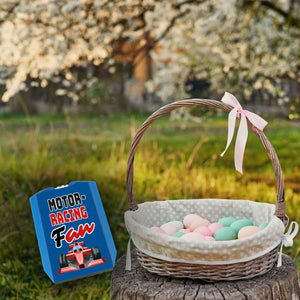 Sportwagen Parkscheibe mit Spruch: Motor Racing Fan