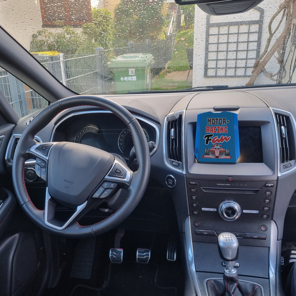 Sportwagen Parkscheibe mit Spruch: Motor Racing Fan