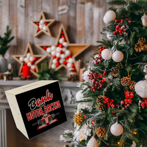 Sportwagen Spardose mit Spruch: Bank for Motor Racing