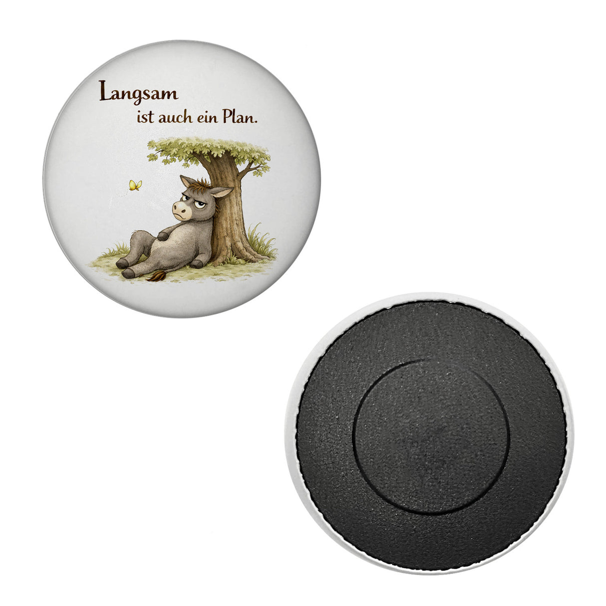 Eddi Esel Unter Baum Magnet Langsam ist auch ein Plan