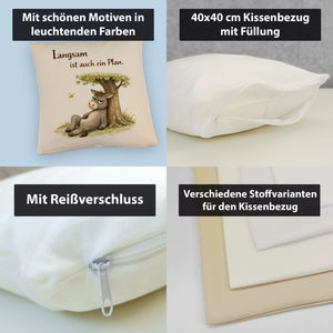 Eddi Esel Unter Baum Kissen Langsam ist auch ein Plan