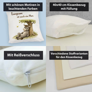 Eddi Esel Unter Baum Kissen Langsam ist auch ein Plan