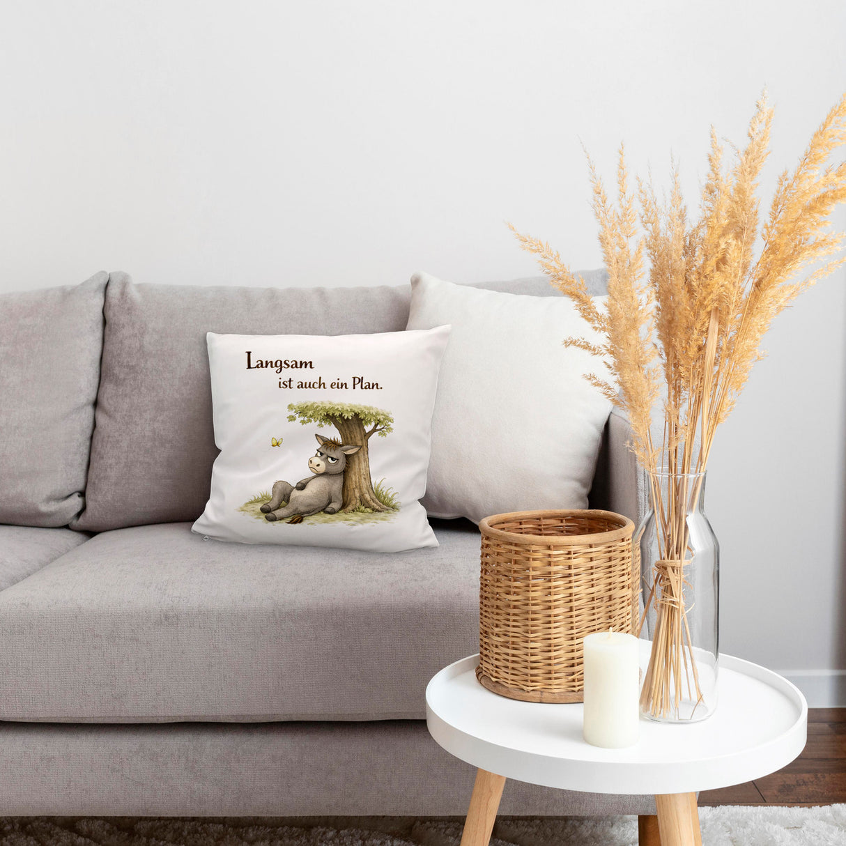 Eddi Esel Unter Baum Kissen Langsam ist auch ein Plan