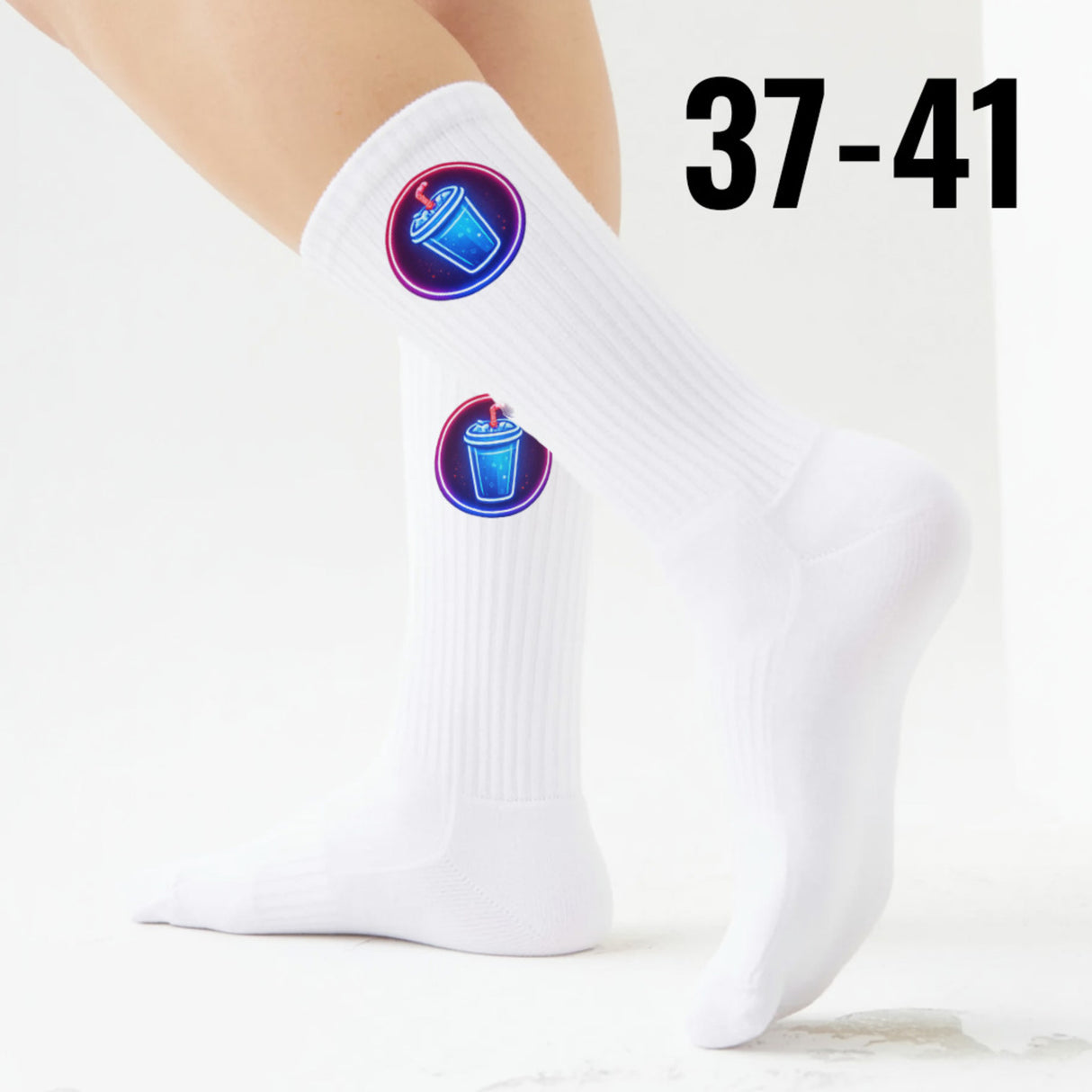 epicsocks Neon Fast Food Fiesta Softdrink Socken in 37-41 im Paar