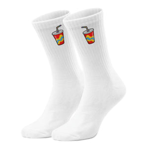 epicsocks Fast Food Fun Softdrink Socken in 37-41 im Paar