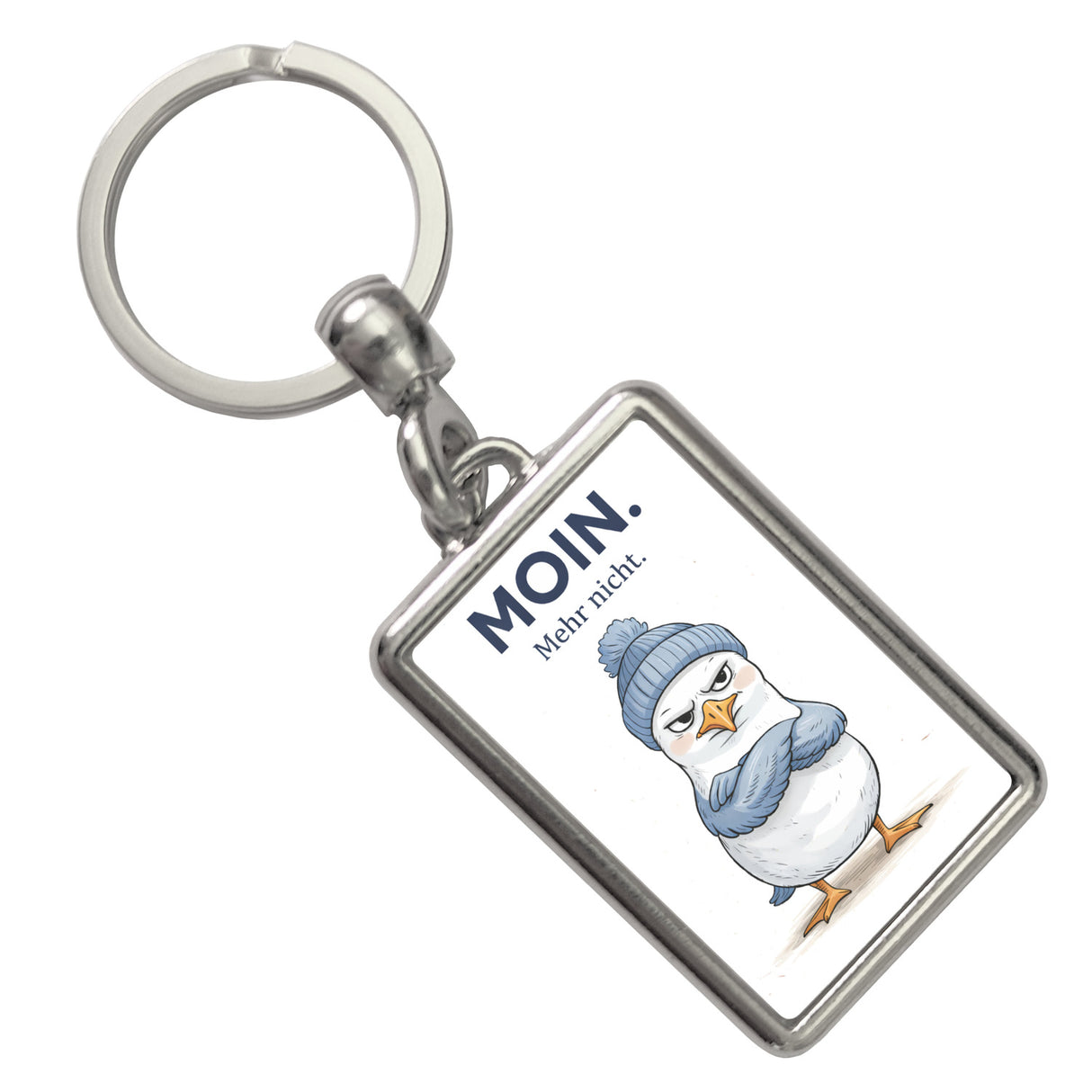 Manfred die Möwe Moin mehr nicht Schlüsselanhänger für Küstenfans