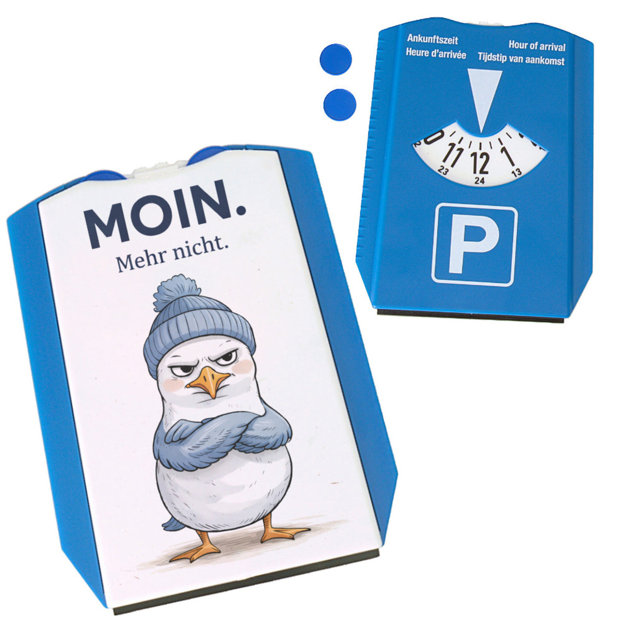 Manfred die Möwe Moin mehr nicht Parkscheibe für Küstenfans